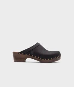 Athens studded clog mule