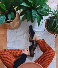 Athens studded clog mule