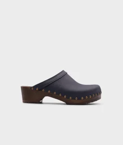 Athens studded clog mule
