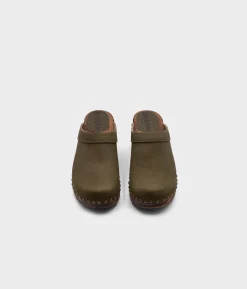 Athens studded clog mule