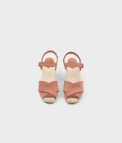 Aurora crossed clog sandal