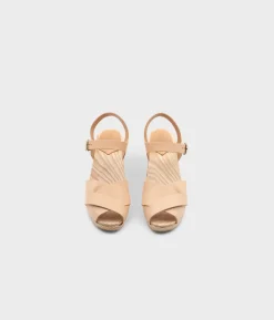 Aurora crossed clog sandal