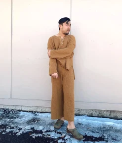 Bergen studded clog mule