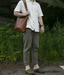 Bergen studded clog mule