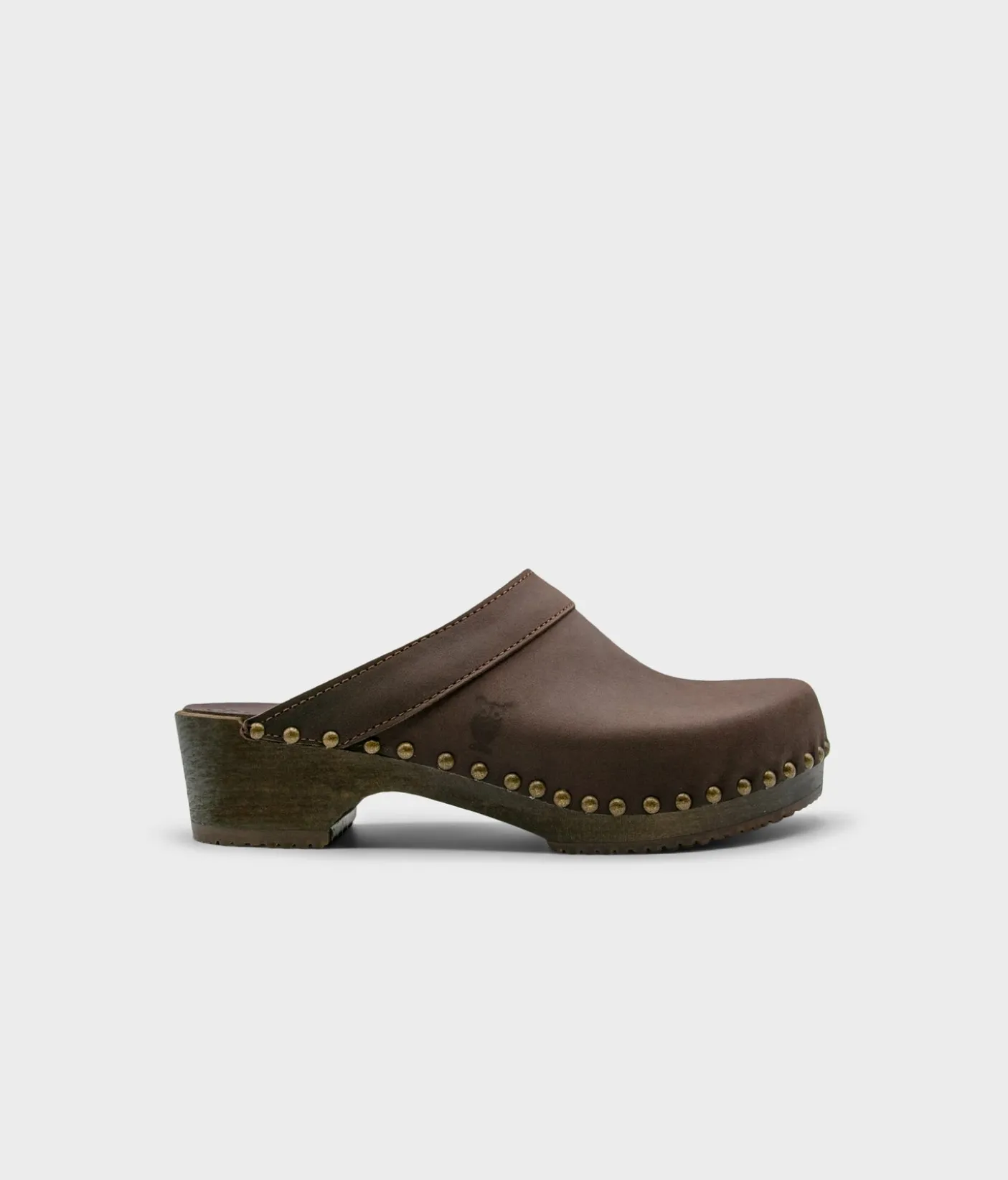 Bergen studded clog mule
