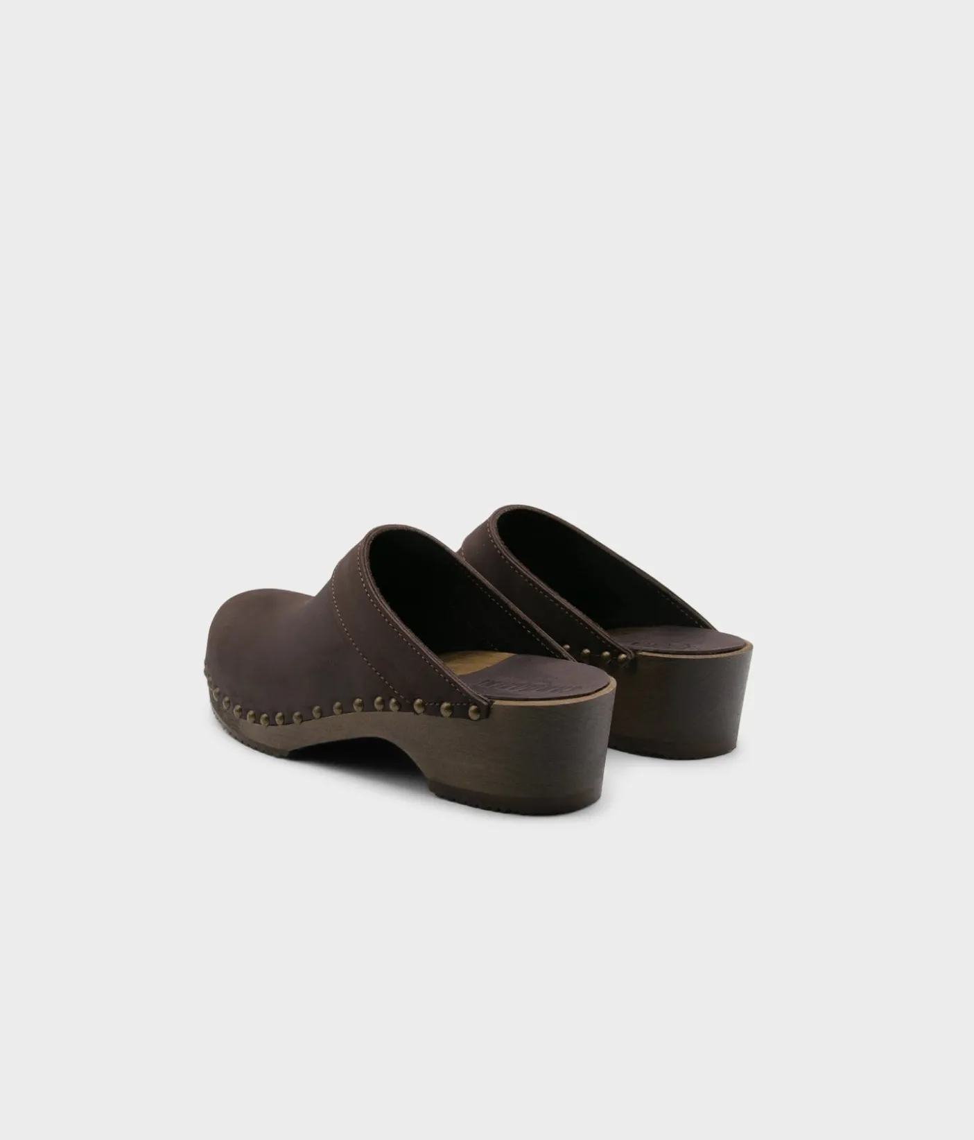 Bergen studded clog mule