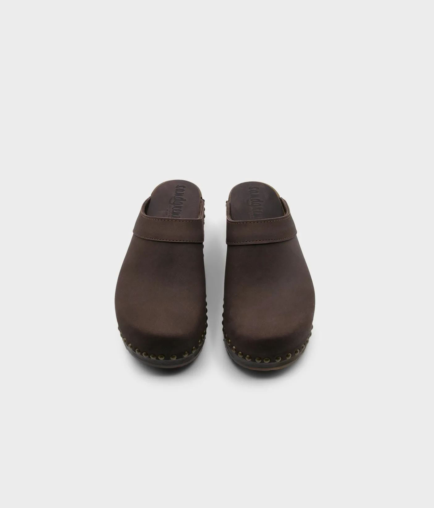 Bergen studded clog mule