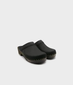 Bergen studded clog mule