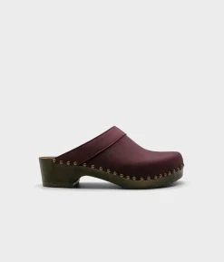 Bergen studded clog mules