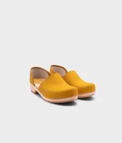 Brett low closed-back clogs