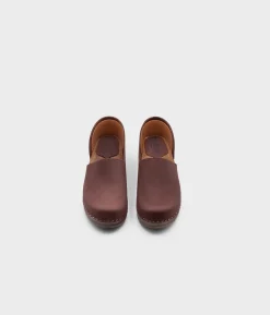 Brett low closed-back clogs