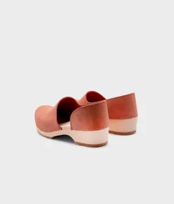 Brett low closed-back clogs