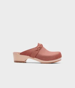 Brussels braided clog mule