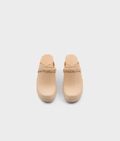 Cannes braided clog mule