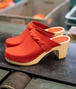 Cannes braided clog mule