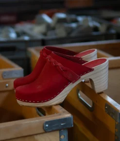 Cannes braided clog mule