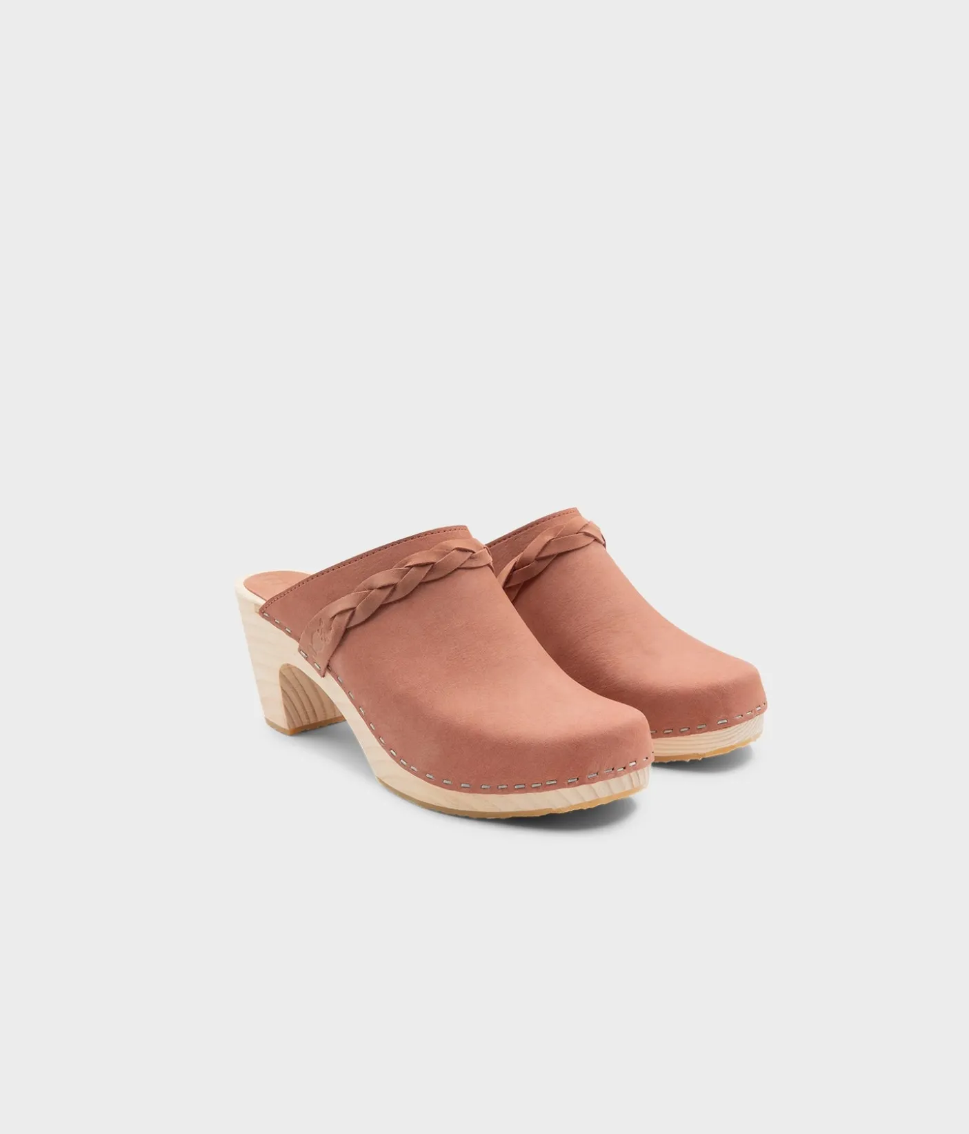 Cannes braided clog mule