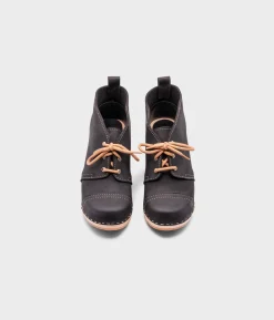 Chukka cap toe clog boots