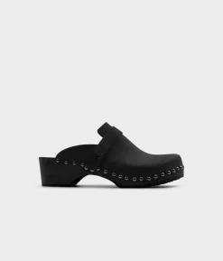 Florence studded clog mule