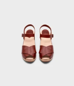 Monroe crossed clog sandal