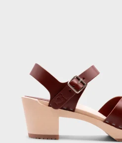 Monroe crossed clog sandal