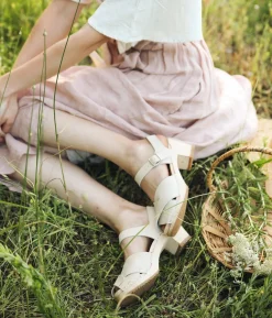 Monroe crossed clog sandal