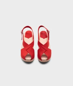 Morocco crossed clog sandal