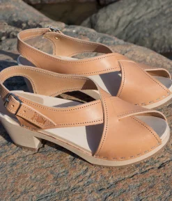 Morocco crossed clog sandal