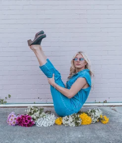 Rome studded clog mule