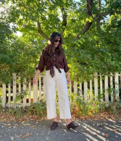 Rome studded clog mule