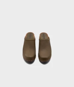 Rome studded clog mule