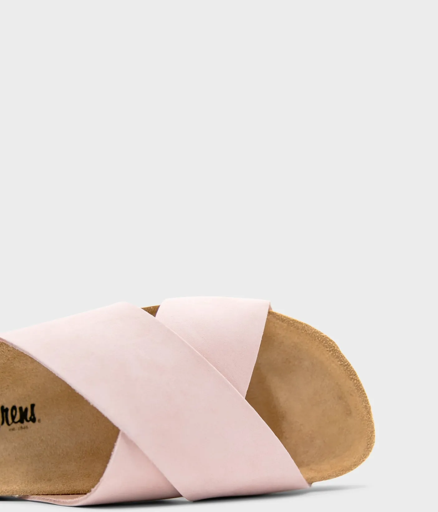 Soria criss-cross cork sandal