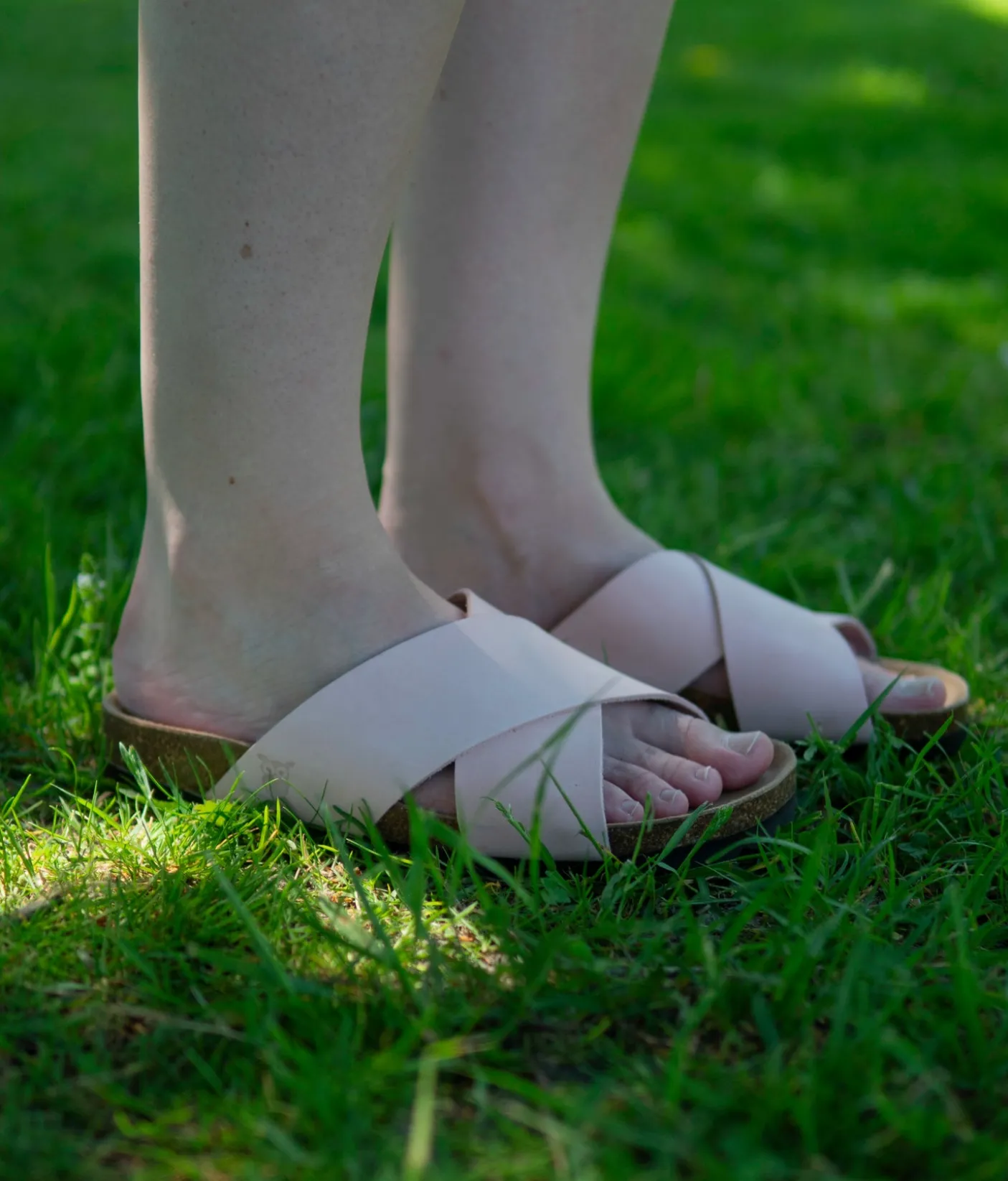 Soria criss-cross cork sandal