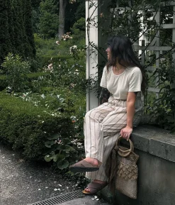 Soria criss-cross cork sandal