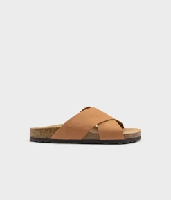 Soria criss-cross cork sandal