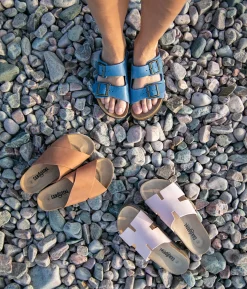 Soria criss-cross cork sandal