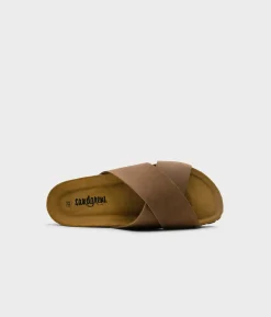 Soria criss-cross cork sandal