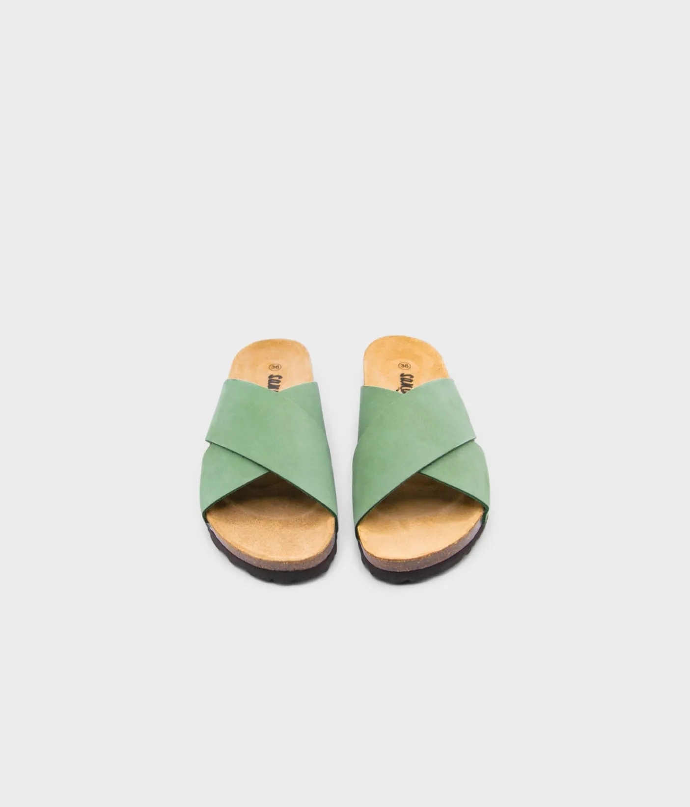 Soria criss-cross cork sandal