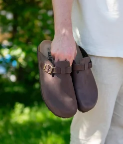 Toledo closed-toe cork sandal