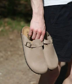 Toledo closed-toe cork sandal