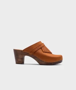 Venice fringed clog mule
