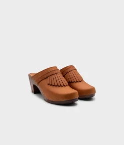Venice fringed clog mule
