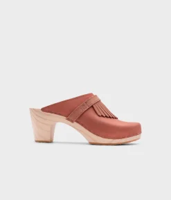 Venice fringed clog mule