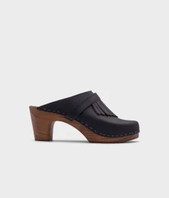 Venice fringed clog mule