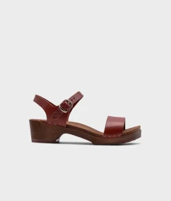 Vienna low open-toe clog sandal