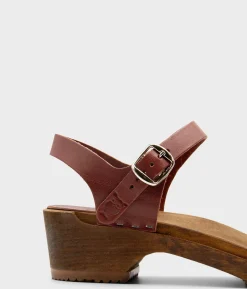 Vienna low open-toe clog sandal