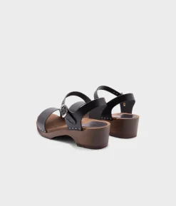 Vienna low open-toe clog sandal