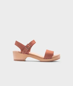 Vienna low open-toe clog sandal