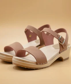 Vienna low open-toe clog sandal